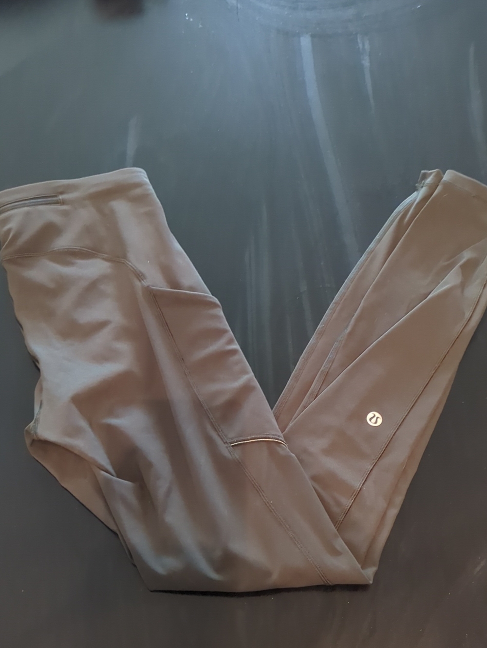 lululemon athletica Women's Brown Full-Length Leggings